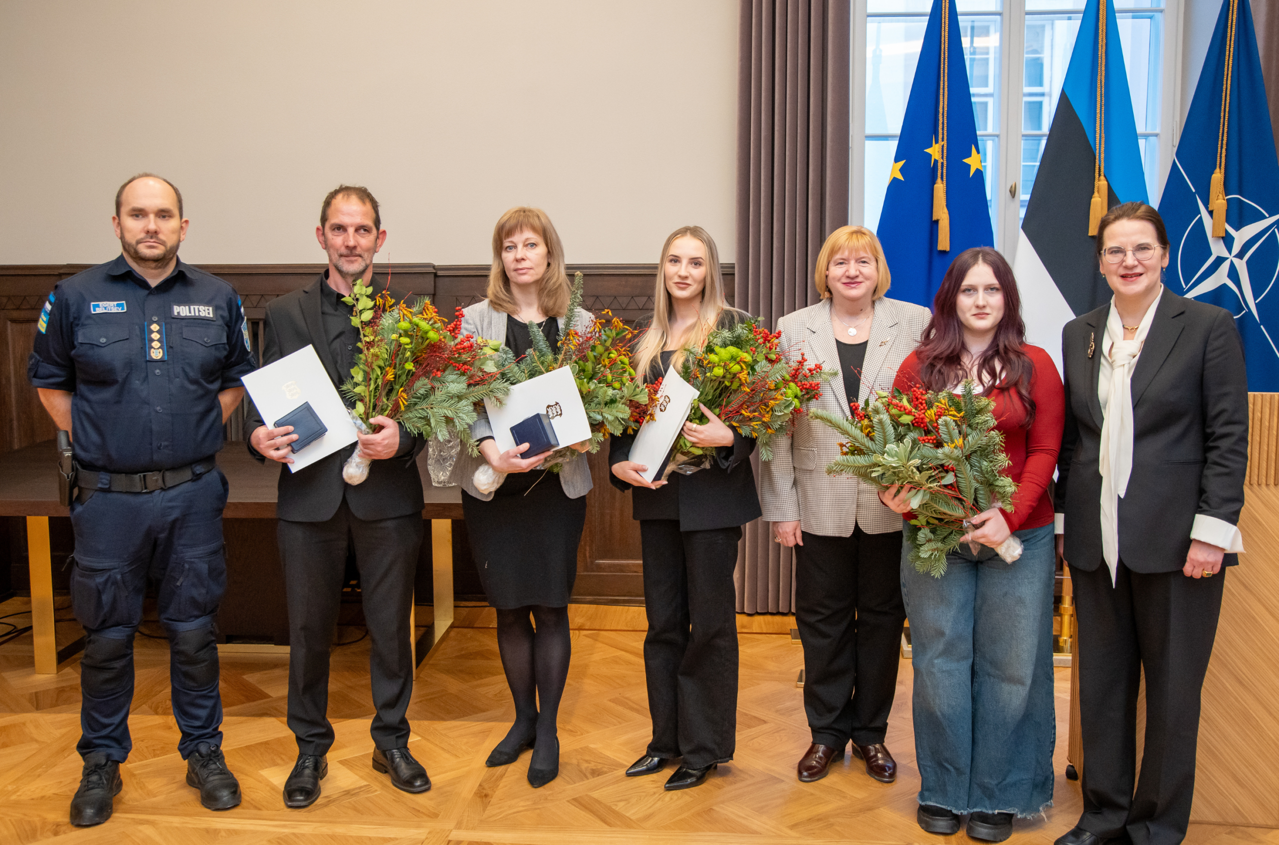 Kodanikujulguse aumärgi sai neli julget inimest